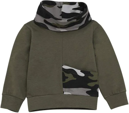 Miniatura 2 de Baoshi1 - Traje de chándal para recién nacidos con capucha manga larga informal ropa de primavera y otoño