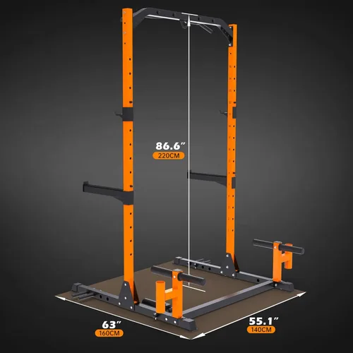Miniatura 3 de leikefitness Equipo de ejercicio multifunción de torre de energía, estación de inmersión para dominadas, altura ajustable para gimnasio en casa