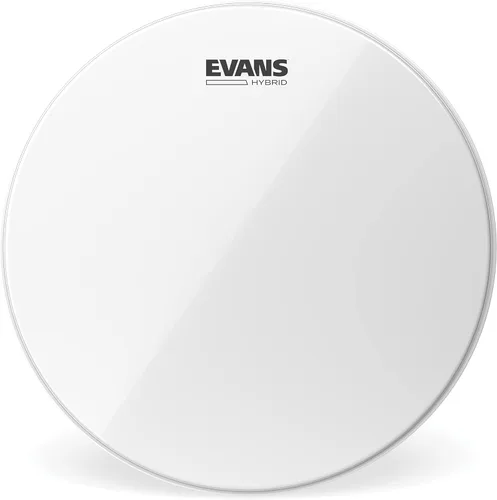 Evans Hybrid Drumhead - Cabezal de Tambor Redoblante de Marcha Híbrido - Para Sensibilidad, Rango Dinámico - Mejora la Proyección, Durabilidad -