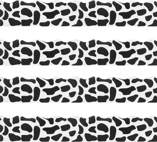 Miniatura 11 de AWIZOM Bordes de tablón de anuncios de 72 pies, color negro con blanco, borde festoneado para el aula, para escritorio, pared, escuela, escuela