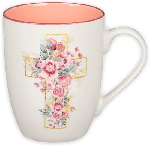 Miniatura 18 de Christian Art Gifts Taza inspiradora de cerámica para café y té para mujeres: Fuerza y Dignidad Versículo Bíblico Alentador de Proverbios, vajilla