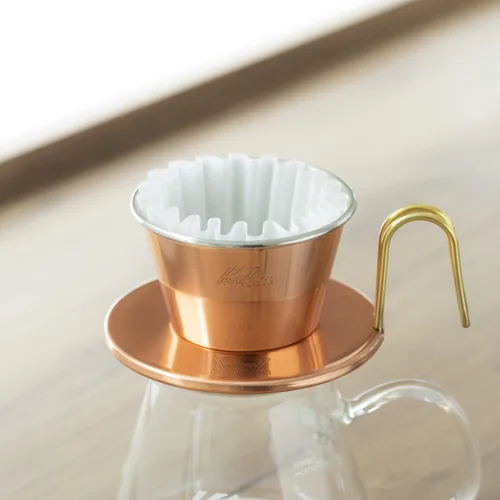 Miniatura 3 de Kalita Wave Paper - Filtros de café I de tamaño más grande 185 I 100 unidades, especialmente para verter sobre gotero, hice en Japón, grande, blanco
