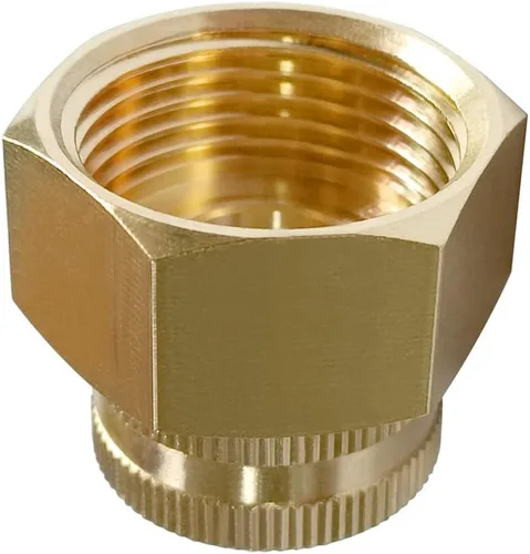 Miniatura 6 de Uenede Conector giratorio reductor de manguera de jardín de latón de 3/4 "GHT a 3/4 "NPT roscado doble hembra reductor adaptador de conversión