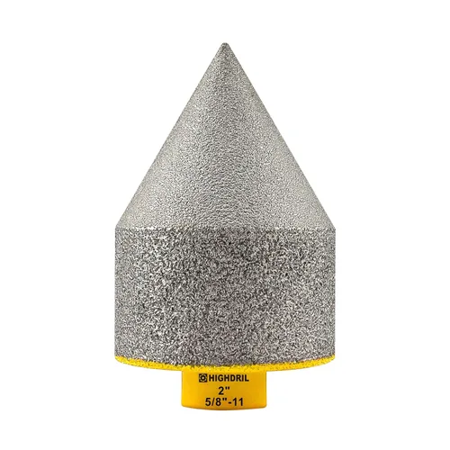 Miniatura 8 de Broca de fresado de biselado de diamante, broca avellanadora de diamante HIGHDRIL con rosca de 5/8-11 para ampliación de agujeros de 1 pulgada