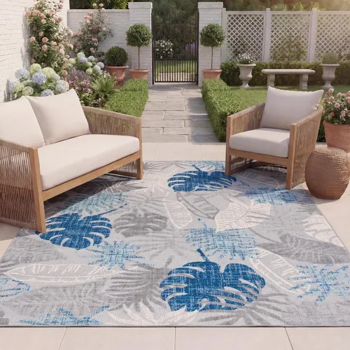 Miniatura 12 de SAFAVIEH Alfombra lavable para exteriores, colección Cabana - Alfombra de pasillo de 2 x 4 pies, color crema y rojo, no desprende pelusa y fácil