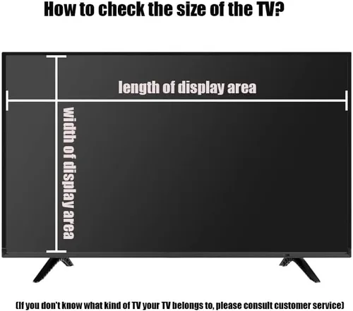 Miniatura 7 de AIZYR Película protectora de pantalla de TV antiarañazos de 75 a 85 pulgadas, ultra transparente, antiluz azul, cubierta protectora de pantalla