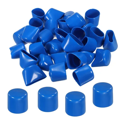 Miniatura 15 de MECCANIXITY 200 tapas de goma para extremos de goma, 0.079 in, protector de rosca de tornillo de vinilo, tapas de vacío redondas de PVC para tubería