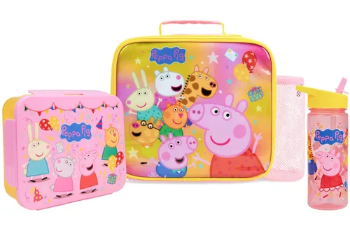 Miniatura 8 de Get Trend Bolsa de almuerzo Minecraft, fiambrera, botella de agua para niños, juego de 3 piezas, caja bento, contenedor aislado para aperitivos