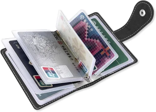 Miniatura 2 de 2 tarjeteros para tarjetas de crédito y tarjetero de visita, tarjetero Sd cada uno tiene 26 organizadores de tarjetas, nuevo libro para tarjetas