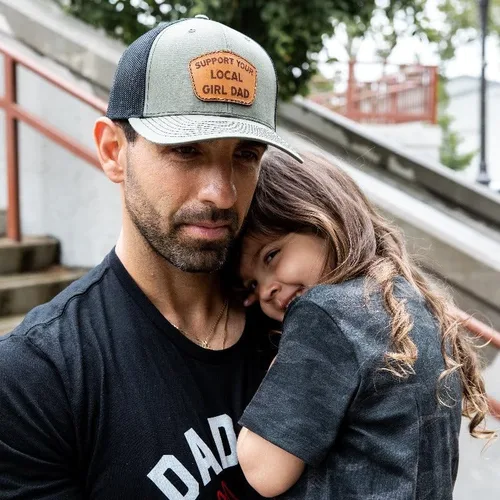 Miniatura 5 de Support Your Local Girl Dad Patch Hat - Classic Snapback Cap for Men - Premium Baseball Cap for Men - Gift for Fathers