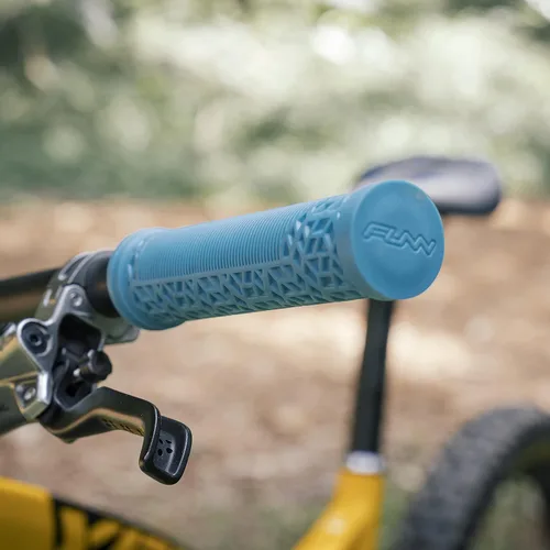 Miniatura 6 de Funn Hilt ES - Empuñaduras para manillar de bicicleta de montaña, empuñaduras ligeras y ergonómicas para manillar de bicicleta con diámetros Turquesa