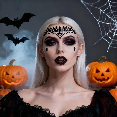 Miniatura 5 de Black Face Jewels se adhieren a los accesorios del festival, diamantes de imitación del tatuaje de la cara de Halloween para el maquillaje, joyas