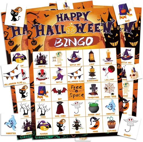 Miniatura 8 de Juego de bingo de animales del alfabeto, 24 jugadores, tarjetas de bingo de animales con reconocimiento de letras, tarjetas de juego de bingo