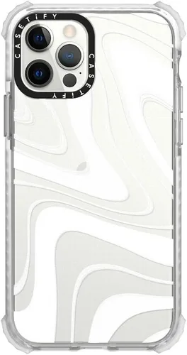 Miniatura 7 de Funda CASETiFY Ultra Impact para iPhone 12 / iPhone 12 Pro - Ditsy Daisies - Blanco - Transparente Frost