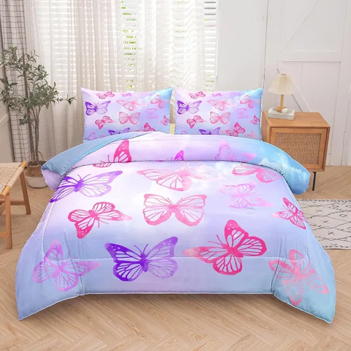 Miniatura 16 de TAILOR SHOP - Juego de edredón con bandera americana para niños y adolescentes, juego de ropa de cama con patrón de bandera americana, tamaño queen