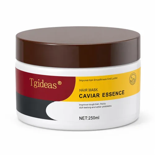 Tgideas Mascarilla hidratante de colágeno para cabello seco dañado, tratamiento acondicionador de reparación profunda, mascarilla suave para todo
