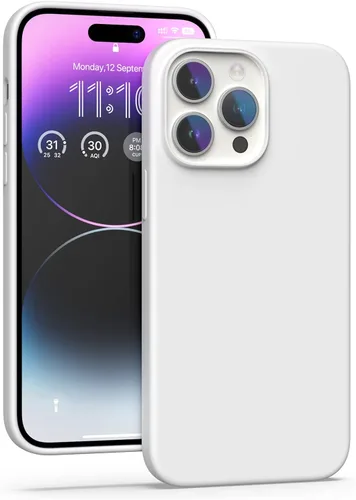 Miniatura 35 de Funda de silicona líquida compatible con iPhone 11 (6.1 pulgadas), cubierta de goma de gel de protección completa con forro de microfibra suave