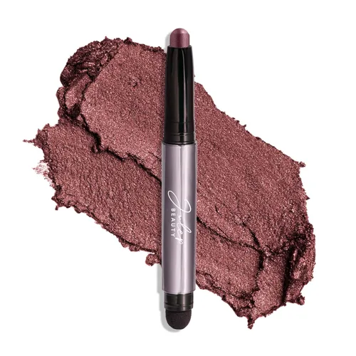 Julep - Sombra de ojos 101 de crema a polvo, impermeable, en barra con difuminador incorporado – Tono orquídea brillante – Sombra de ojos en crema