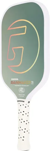 Miniatura 3 de GAMMA Rainmaker - Paleta de pickleball ligera, grande, cara de fibra de carbono de microcuentas para mayor giro y control, peso de giro