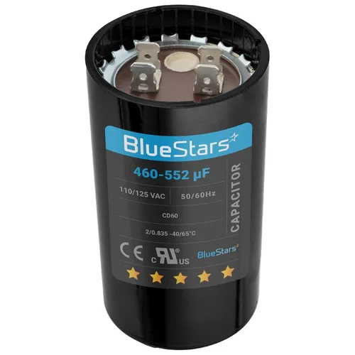 Miniatura 12 de [[Listado UL] BlueStars 108-130 uF MFD 110-125 VCA voltios ±20% 50/60 Hz CD60 Condensador de arranque redondo AC Pieza de repuesto eléctrico