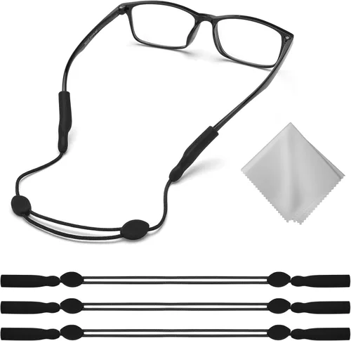 Buyisgle Correa para Gafas de Niños - Correas Cordones para Gafas de Sol Sin Cola para Niños Pequeños y Niñas - Sujetadores de Anteojos Alrededor