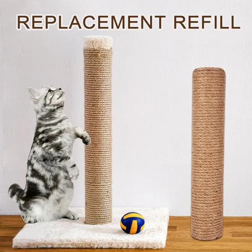 Miniatura 6 de Tornillos M10 y M8 de repuesto para postes rascadores Cat con llave Allen, 4 pernos roscados y 4 tornillos