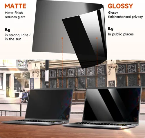 Miniatura 5 de Mamol Pantalla de privacidad para laptop de 16 pulgadas - Compatible con Lenovo, Hp, Dell, Acer, Asus, Thinkpad, Envy, Xps - Aspecto 16:10, Anti Luz