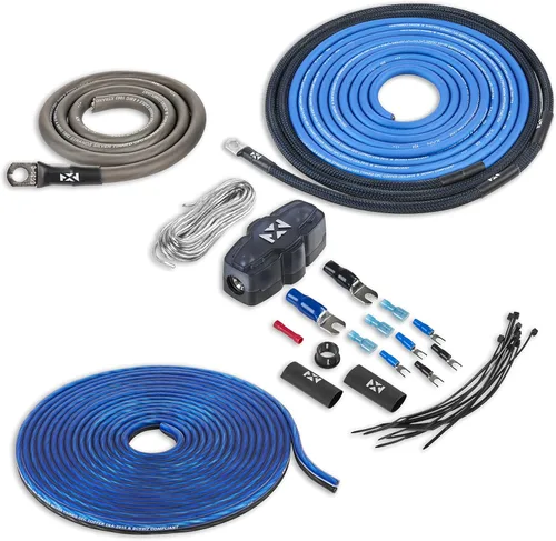 Miniatura 8 de NVX Kit de cableado de amplificador dual 1/0 calibre 1/0 AWG 100% OFC sin cable RCA - XAPK1D