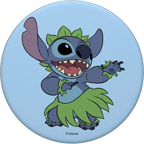 Miniatura 3 de Disney Lilo & Stitch Hula Dancing Cute Stitch Retrato PopSockets Estándar PopGrip