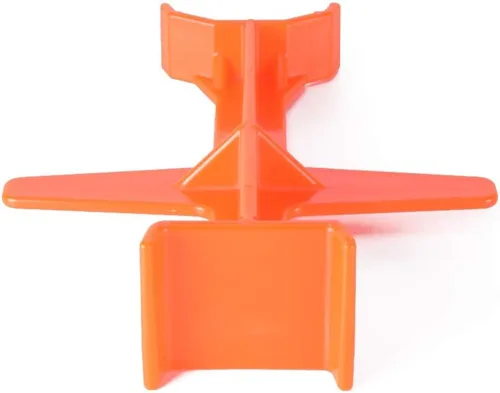 Miniatura 4 de MOTO4U Protección 9.8 in del transporte del apoyo de la horquilla de la bici de la suciedad en naranja