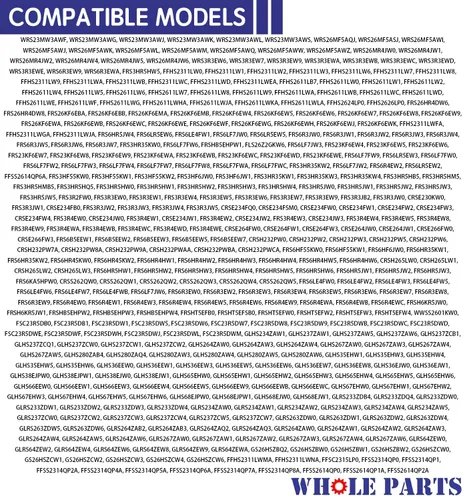 Miniatura 8 de Actuador de hielo para refrigerador Whole Parts 241681901 actualizado (blanco en color) - Compatible con Frigidaire, Crosley, Gibson