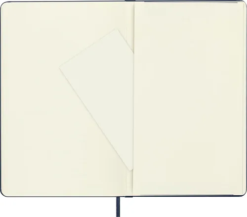Miniatura 5 de Moleskine Cuaderno de bocetos artístico, tapa dura, grande (5 x 8.25 pulgadas), liso/en blanco, azul zafiro, 104 páginas