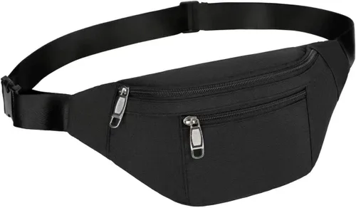 Miniatura 2 de Riñonera para hombres y mujeres, riñonera para entrenamiento, viajes y correr. (004)Negro