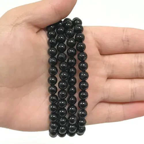 Miniatura 597 de Gem Avenue Handmade Round Bead Stretch Bracelet Unisex Natural Stone Beaded Jewelry for Men & Women, Elastic Wristband for Daily Wear