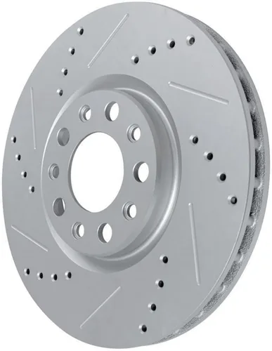 Miniatura 8 de Detroit Axle - 4 rotores de freno para Chevrolet Cruze Volt Orlando Verano, rotores de freno de disco perforados y ranurados de repuesto : rotor
