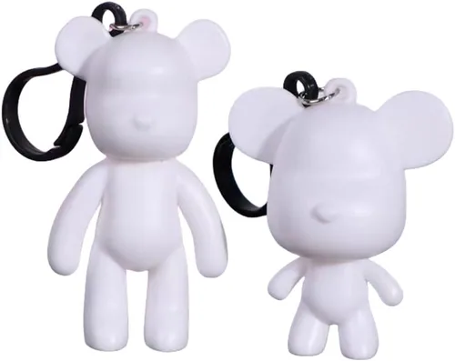 Miniatura 19 de HANDA - Juego de pintura de oso de peluche fluido para bricolaje, decoración creativa para el hogar, figura de muñeca hecha a mano, juguetes