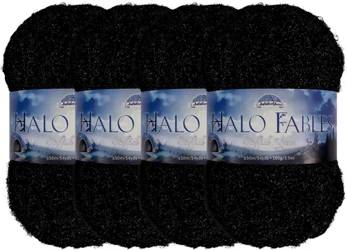 Miniatura 28 de JubileeYarn Halo Fables Yarn - 100g/Skein Bulky Polyester - North Wind Sun - 2 Skeins