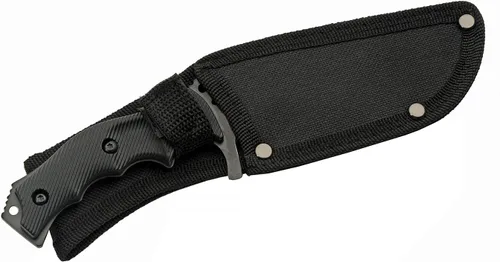 Miniatura 6 de Szco Supplies 8.5 "Negro Acabado Espiga Completa Hoja Fija Sierra Back Tracker Survivor Cuchillo Con Vaina