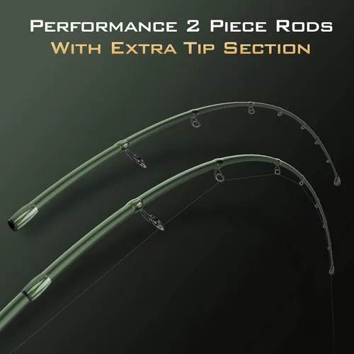 Miniatura 7 de KastKing Spartacus II Fishing Rods - IM6 Graphite Blanks Casting & Spinning Rods, 2-Piece Rods with Extra Tip Section, PTS Power Transition System