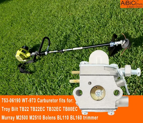 Miniatura 2 de 753-06190 Carburador WT-973 para Troy-Bilt TB21EC TB22 TB22EC TB32EC TB42BC TB80EC TB2040XP Yard Man Y25 Y2500 Y2550EC Y2700EC Y2990EC 00EC Y60