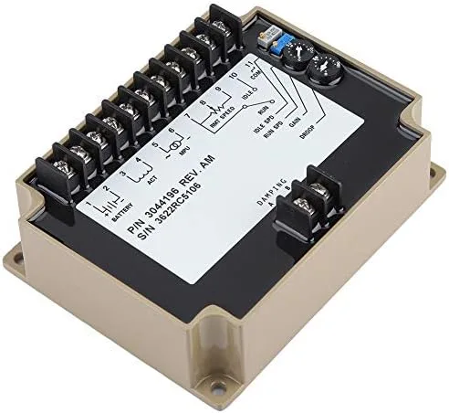 Miniatura 7 de WALFRONT Controlador de velocidad del generador Controlador de velocidad del motor Gobernador electrónico 3044196 Tablero de control 1KHz ~ 6.5kHz