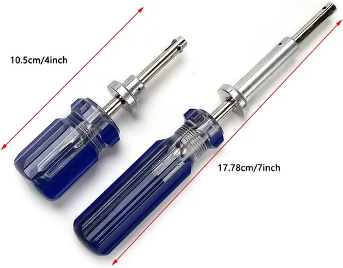 Miniatura 5 de Cable TV Terminator Tool 4 pulgadas+7 pulgadas CATV Cable bloqueo y desbloqueo Terminator Tool 75Ohm Cable TV antirrobo llave de bloqueo para cajas
