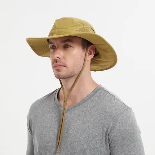 Miniatura 4 de Jemez Wide Brim Boonie Hat with Neck Flap UPF 50+ Sun Protection Breathable Safari Bucket Hat for Fishing Hiking
