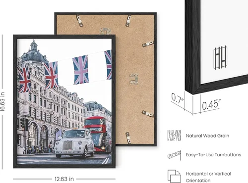Miniatura 3 de HAUS AND HUES Decoración artística de pared de Londres, carteles de viaje de paisaje urbano, fotos de Londres, carteles de autobús rojo, visita a