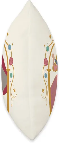 Miniatura 2 de Disney Princess Sleeping Beauty - Almohada para 65 aniversario, diseño de amor, 16 x 16 pulgadas, multicolor