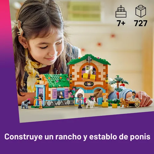 Miniatura 2 de Juguete de construcción LEGO Friends Rancho y Establo de Ponis - Juego de simulación con 3 juguetes de caballos para narración creativa - Idea