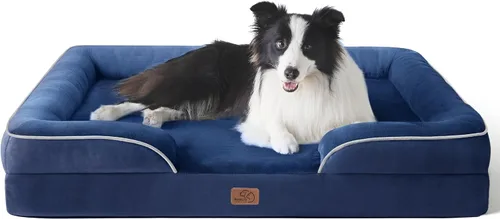 Miniatura 87 de Bedsure Cama ortopédica XL para perros extragrandes, cama lavable para perros y gatos, impermeable, cómodo sofá para perros con funda extraíble