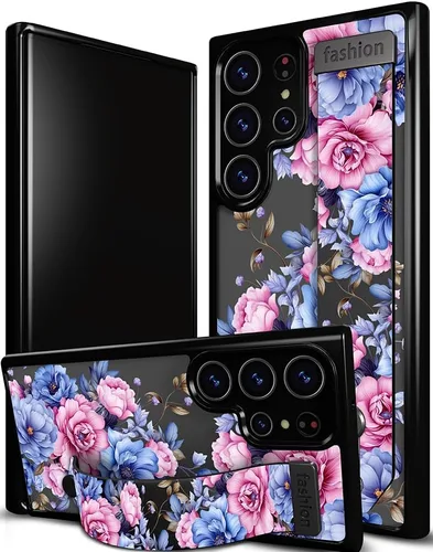 Miniatura 77 de Compatible para Samsung Galaxy S23 Funda Bonita con Correa Soporte Dedo Kickstand, Fundas de Silicona Geniales de Diseñador Funda Cover - Mariposa