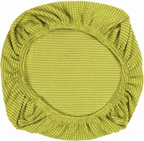 Miniatura 24 de Yikko - Fundas elásticas de jacquard con licra suave, con textura de grano de maíz, para sillas, aptas para oficina, comedor, bar, fundas