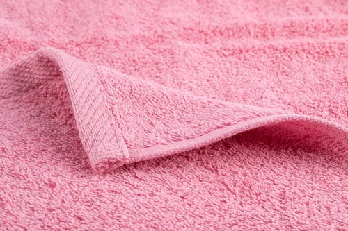 Miniatura 5 de Toalla de mano de 16 x 30 pulgadas, ultra suave y altamente absorbente, color rosa puro, duradera, para baño, hotel, spa, salón y gimnasio, juego